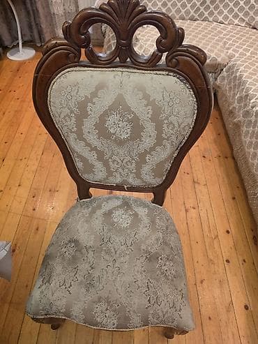 tabletka stul: Qonaq otağı üçün, İşlənmiş, Qatlanmayan, Stul — 5