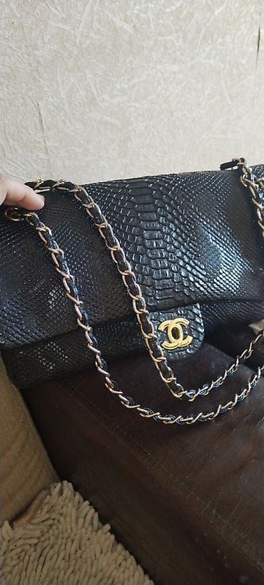 Çantalar: Chanel deri çanta 20 manat — 1