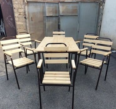 kafe restoran: Yeni, Açılmayan, Kvadrat masa, 4 stul — 10