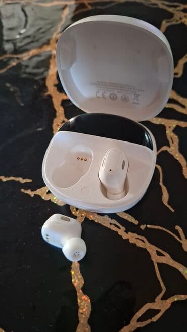 nauşniki: İşlənmiş Simsiz (Bluetooth) Qulaqcıqlar, Baseus, rəng - Ağ — 3