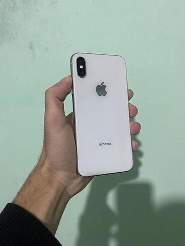 ayfon 7plus: IPhone X, Gümüşü, Face ID — 1
