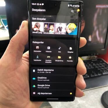 Samsung: Samsung Note 10, 256 GB, rəng - Qara, Barmaq izi — 3