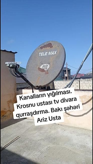 Kanalların yığılması krosnu ustası Televizorların divara — 1