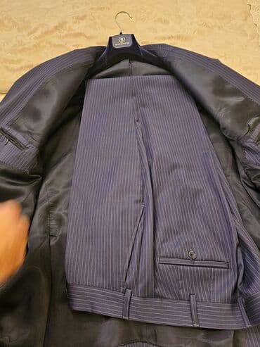 Alfa Romeo: Bogner kişi kostyumu – klassik nazik zolaqlı model 58 ölçü - Brend — 4