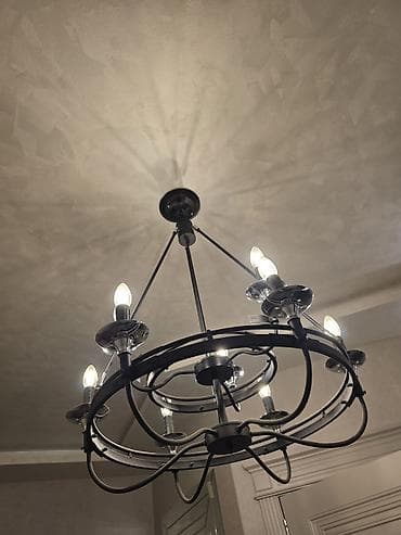 lustur altligi: Çılçıraq, 10 və daha çox lampa, Metal — 2