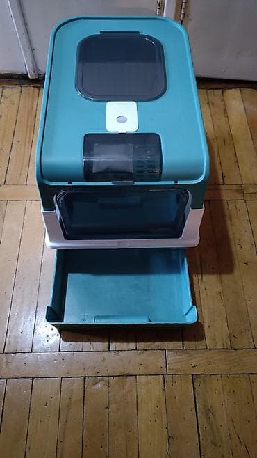 туалет для кошек: Qapalı pişik tualeti – filtrli və çekmecəli model - Tam qapalı — 1