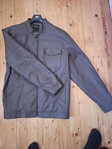 Şortlar: Kurtka, Dəri, Payız, 3XL — 2