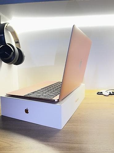 macbook 12: Apple MacBook (Retina, 12-inch,) – Rose Gold Heç bir cızığı yoxdur — 6