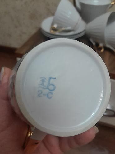 dəm caydanı: Çay dəsti, rəng - Ağ, Farfor — 4