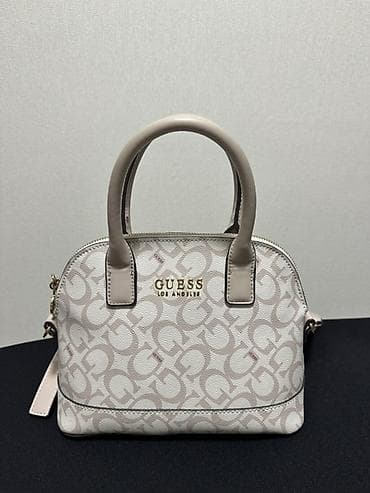 orginal canta: GUESS ÇANTA Berkton Logo Dome Satchel Yeni kimi. 1 dəfə istifadə — 2