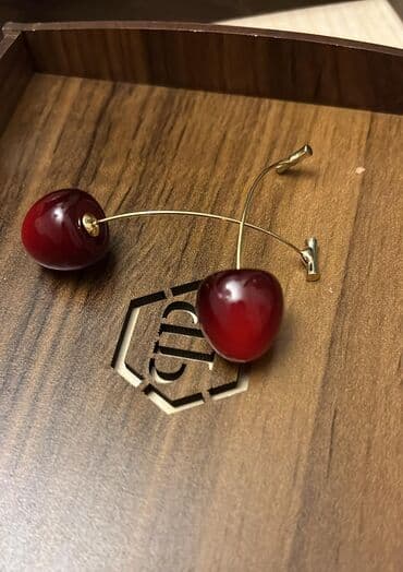 sirqa modelleri: Vişnə modelində sırğa — 1