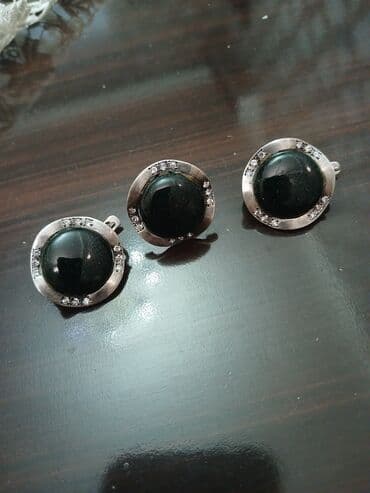 firuzə qaşlı uzuklər: В комплекте: Кольцо, Серебро — 8