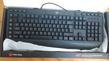 notebook klaviatura satisi: MeeTion K9420 RGB klaviatura. Özünün proqramı var ordan ișıqları və — 2