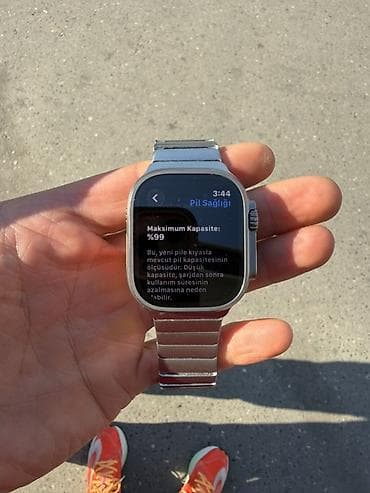 Qadın ayaqqabıları: İşlənmiş, Smart saat, Apple, Suya davamlı, rəng - Gümüşü — 2