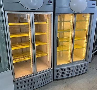 Soyuducu vitrinləri: İki qapılı vitrin tipli soyuducu - Şüşə qapılar: hər iki bölmədə — 1