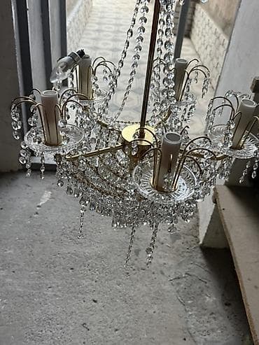 novruz şamı: Çılçıraq, 6 lampa, Metal — 3