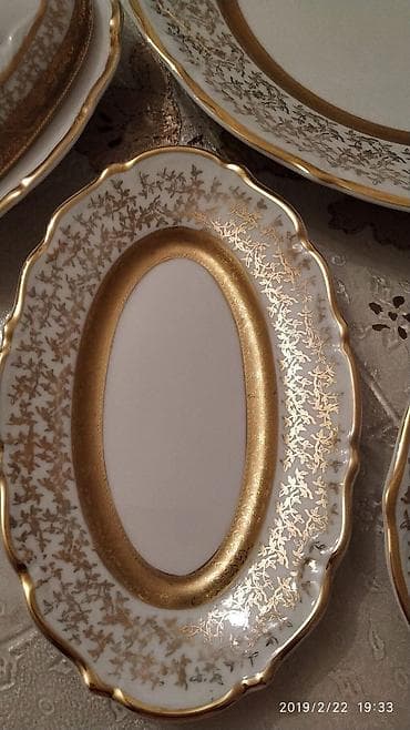 qab qacaq ecemi: Cexiyanin 6 neferlik yemek servizi, tezedir, cehiz ucun cox gozeldir — 2