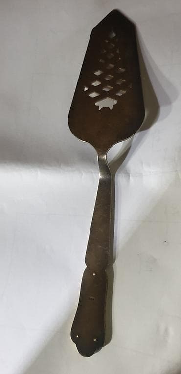 şpatel dekor: Məhsul: Tort/paxlava üçün spatula (server) - Material: metal gövdə — 2
