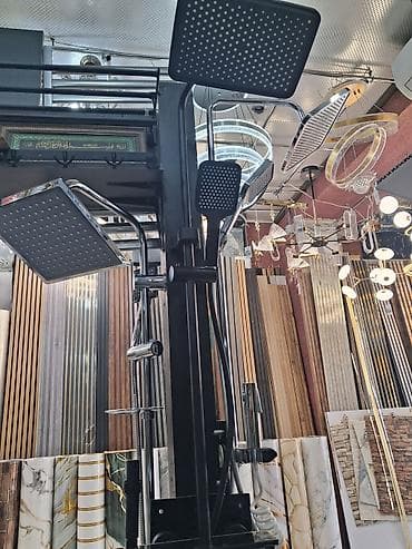 ekonom panel: Piyonu dusu desdi qara regi Duş sistemi – çoxfunksiyalı, kvadrat yağış — 3