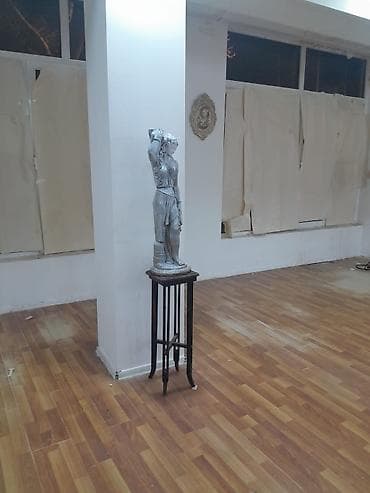 Fiqur, Gips, rəng - Gümüşü — 2