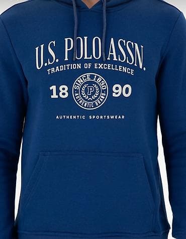 uzun kişi svitşotları: Svitşot, U.S. Polo Assn, M, rəng - Mavi — 2