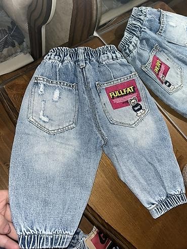 cins şalvar modelleri: Uşaq üçün cins şalvarlar (2 model) Model 1 – Klassik açıq mavi: - — 4