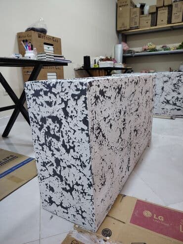 Dekorativ beton çiçək qabı – uzun düzbucaqlı forma - Material