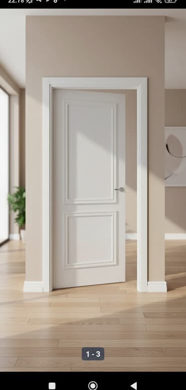 Yeni Otaq qapısı 90x205 sm Çərçivə ilə, Ünvandan götürmə, Pulsuz çatdırılma, Rayonlara çatdırılma