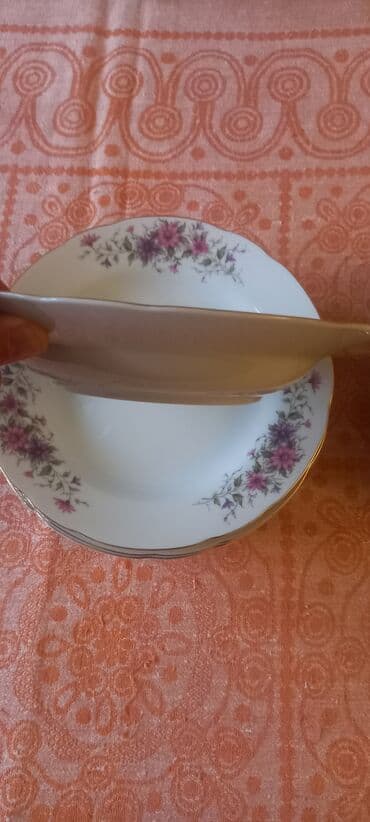 Digər süfrə qabları: Boşqablar, 6 ədədli dəst, rəng - Ağ, Farfor, Yaponiya — 3