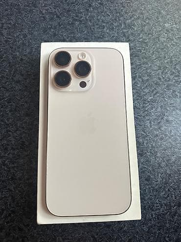 Elektronika: IPhone 16 Pro, 128 GB, Desert Titanium, Barmaq izi, Face ID — 2