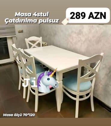 qazan destleri qiymetleri: Yeni, Masa və oturacaqlar — 1