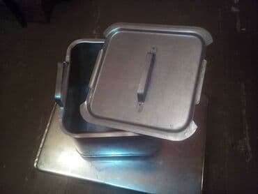 емкость для воды из нержавейки: Qazan, Paslanmayan polad, 5-dən çox l, 24 sm — 1