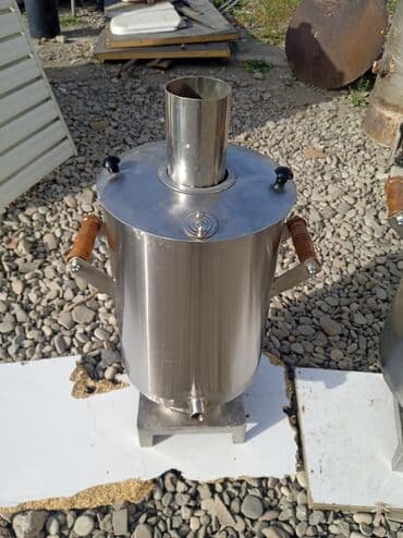 samovar qədimi: Новый Дровяной Самовар, Более 10 л, Самовывоз — 4