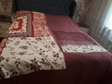 Шерсть: Для кровати Б/у Покрывало — 1