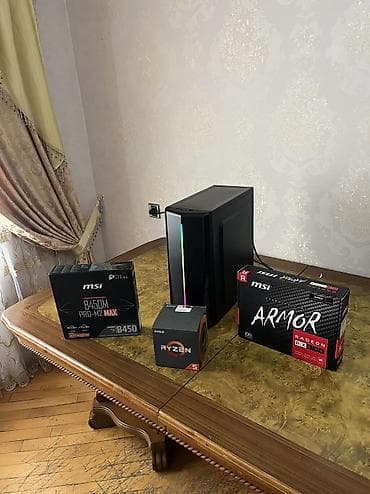 komputer manitor: Gaming pc Ryzen 5 2600 16gb ddr4 ram 512gb ssd Rx 570 320hdd Problemi — 4