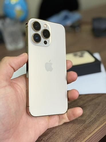 i̇phone telefonlar: IPhone 13 Pro, 256 GB, Qızılı, Face ID — 7