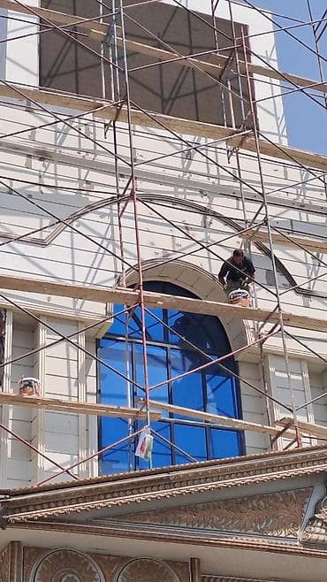 Fasad işləri – dekorativ suvaq və poliuretan/penoplast profilərin