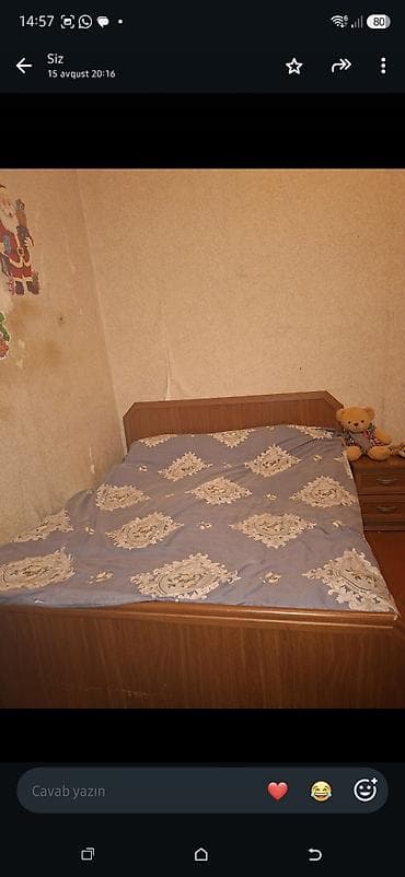 divar refleri: İkinəfərlik çarpayı, İşlənmiş — 2