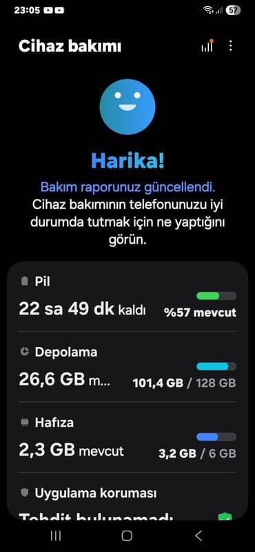 kompyuter alıram: Samsung Galaxy A15, 128 GB, rəng - Mavi, Barmaq izi — 5