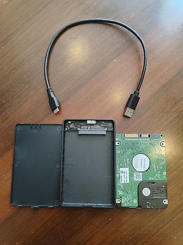 5: Xarici Sərt disk (HDD) Western Digital (WD), 1 TB, 5400 RPM, 2.5" — 1