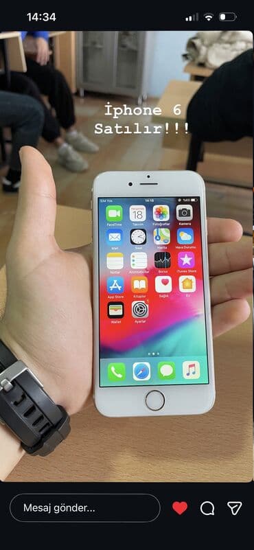 world telecom iphone 11: IPhone 6, 16 GB, Gümüşü — 2