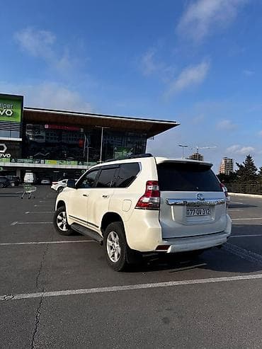 Avtomobil satışı: Toyota Land Cruiser Prado – ağ rəngli, tam ölçülü SUV. Bez kraska / — 5