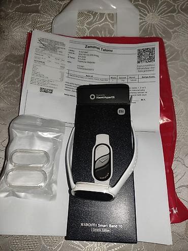 saat satisi: Smart qolbaq, Xiaomi, rəng - Ağ — 2