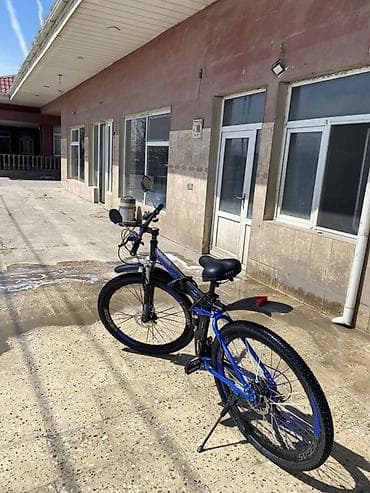 velasipetlər: Velosiped – dağ/şəhər tipli, mavi-qara rəngdə. Texniki xüsusiyyətlər — 2