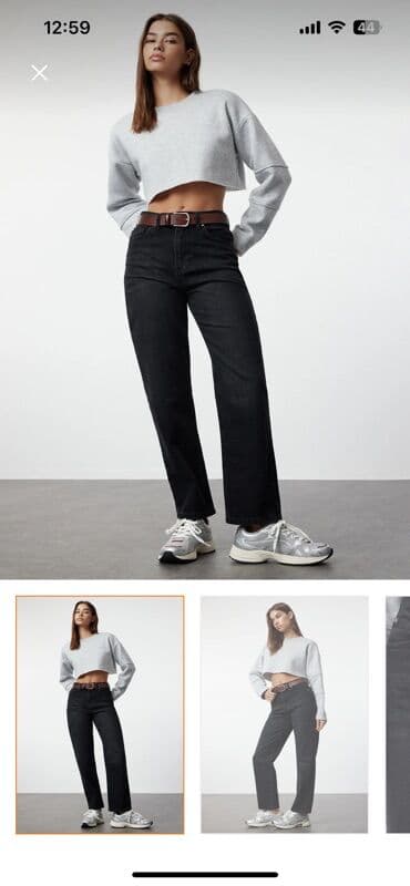 Baş geyimləri: Şalvar, Trendyolmilla, 2XS, rəng - Qara — 7