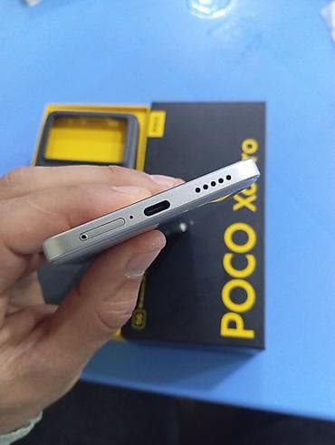 poko telefon: Poco X6 Pro 5G, 512 GB, rəng - Gümüşü, Barmaq izi — 4