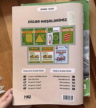Testlər: Məhsul: “English 250 – Buraxılış imtahanlarına hazırlaşanlar üçün — 3