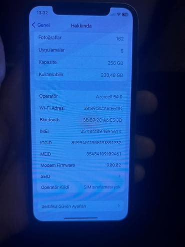 IPhone X, 256 GB, Gümüşü, Face ID — 4