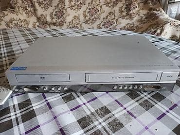 kaset dvd: LG DVD/VHS kombi pleyer – 6 Head Hi‑Fi Stereo, Karaoke dəstəyi ilə — 1