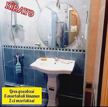 kiraye evler babek prospekti: - Qres qəsəbəsi, 8 nömrəli məktəbin və 17 nömrəli uşaq bağçasının yanı — 5